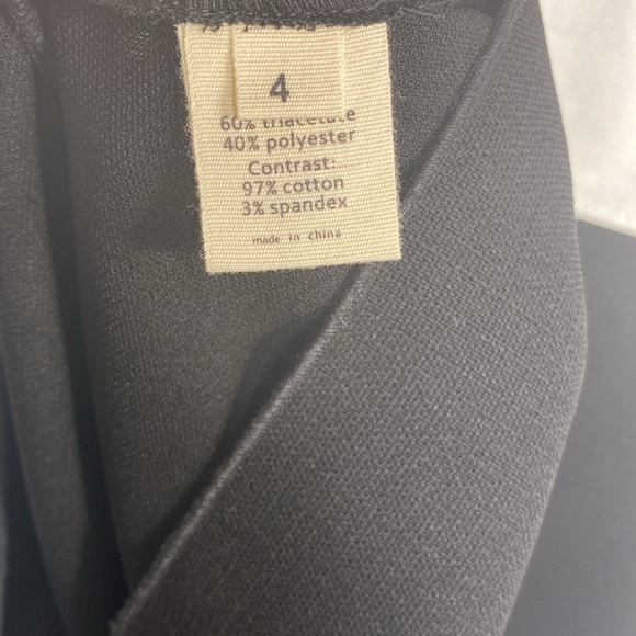 L’AGENCE black and white color block a-line lightweight mini dress size S - Picture 7 of 8